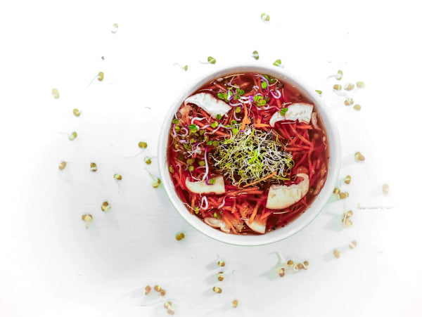 Miso-Suppe mit Sprossen