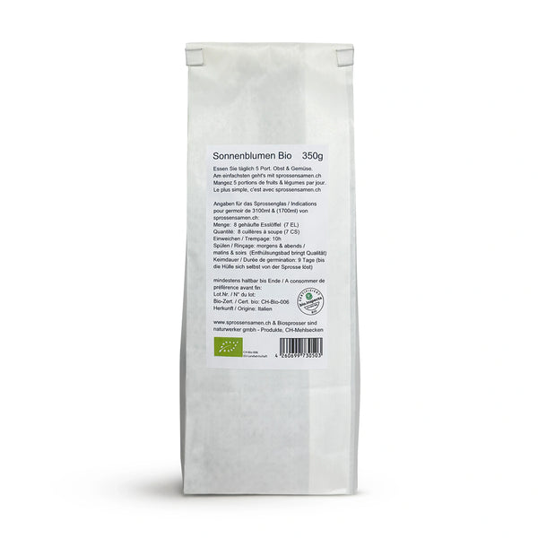 Sonnenblumen Bio Samensprossen 350g