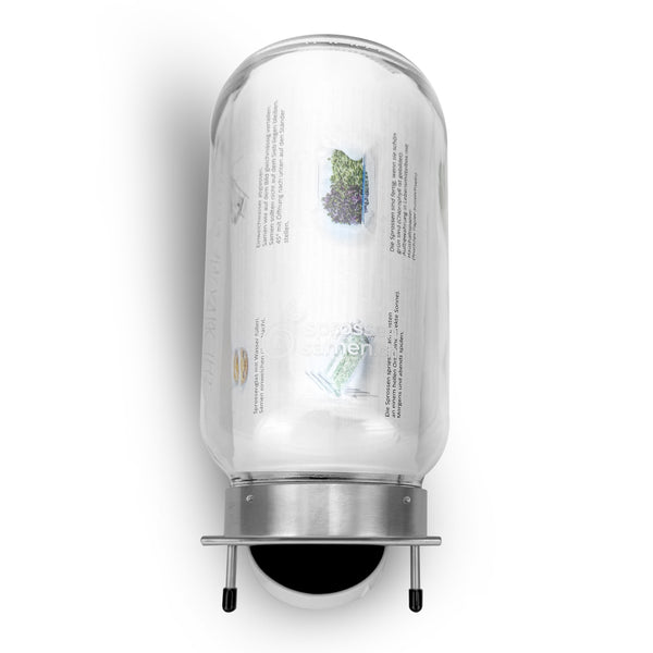 Keimglas Biosprosser 3100ml aus Glas mit Ständer