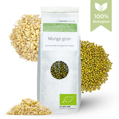 Germes de haricots mungo verts biologiques 500 g