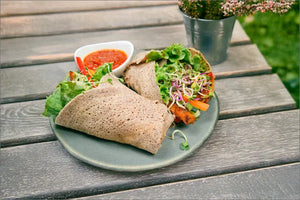 Quinoa Sprossen Wraps mit Quinoa Sprossen