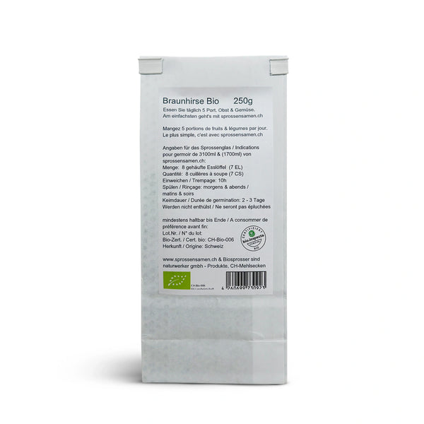 Braunhirse Bio Sprossensamen 250g