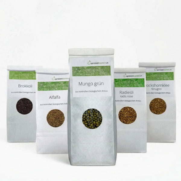 Stoffwechsel-Bundle – 5 Bio-Sprossensamen, die deinen Stoffwechsel natürlich anregen